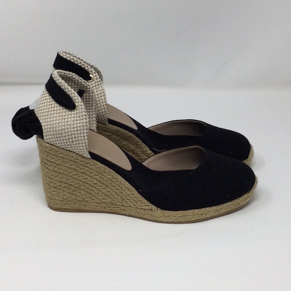 Aldo Efemina Wedge Sandal Lace Up Black BRAND NEW - Picture 3 of 6